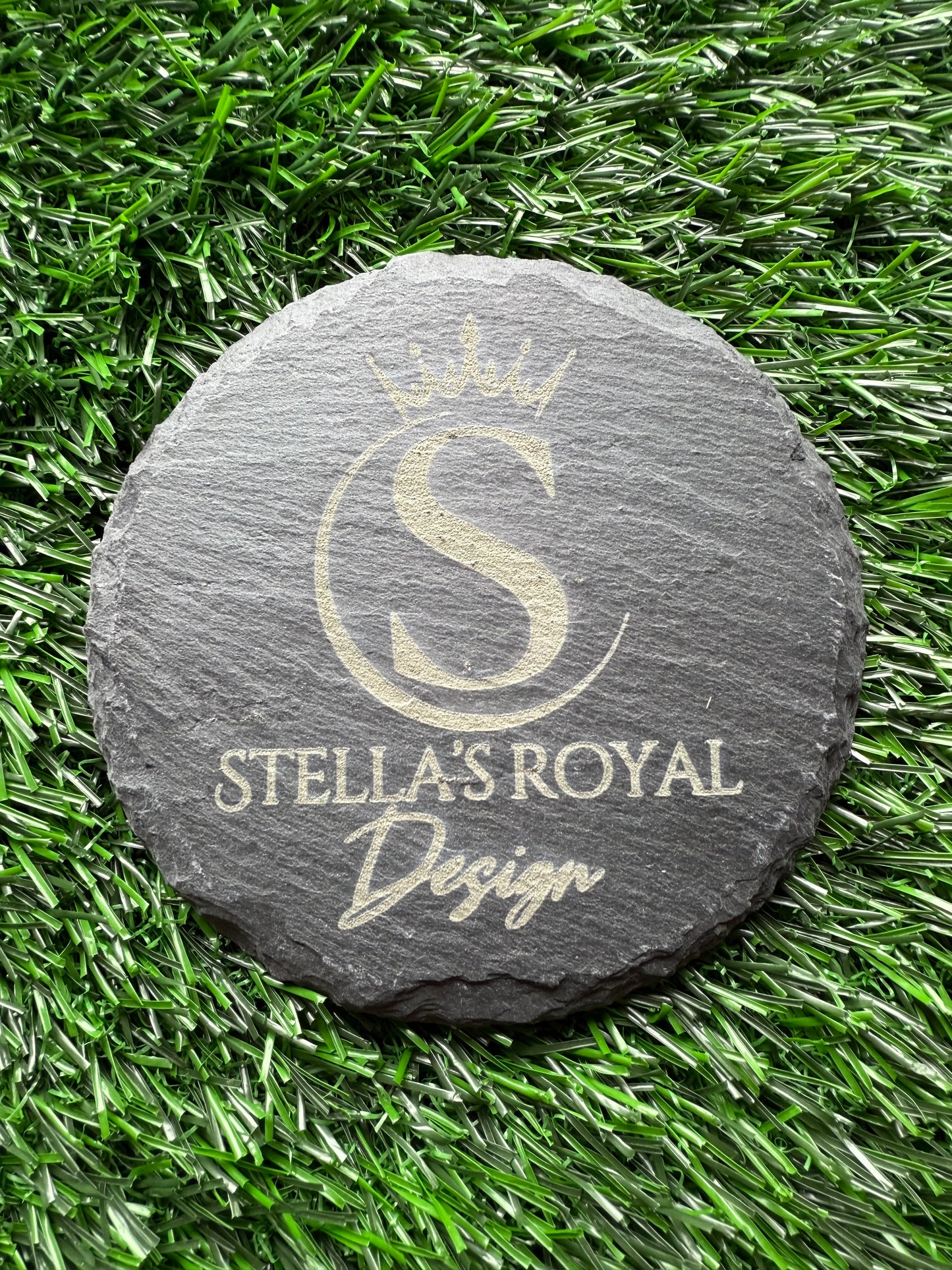 Wood Stone Coasters Personalized