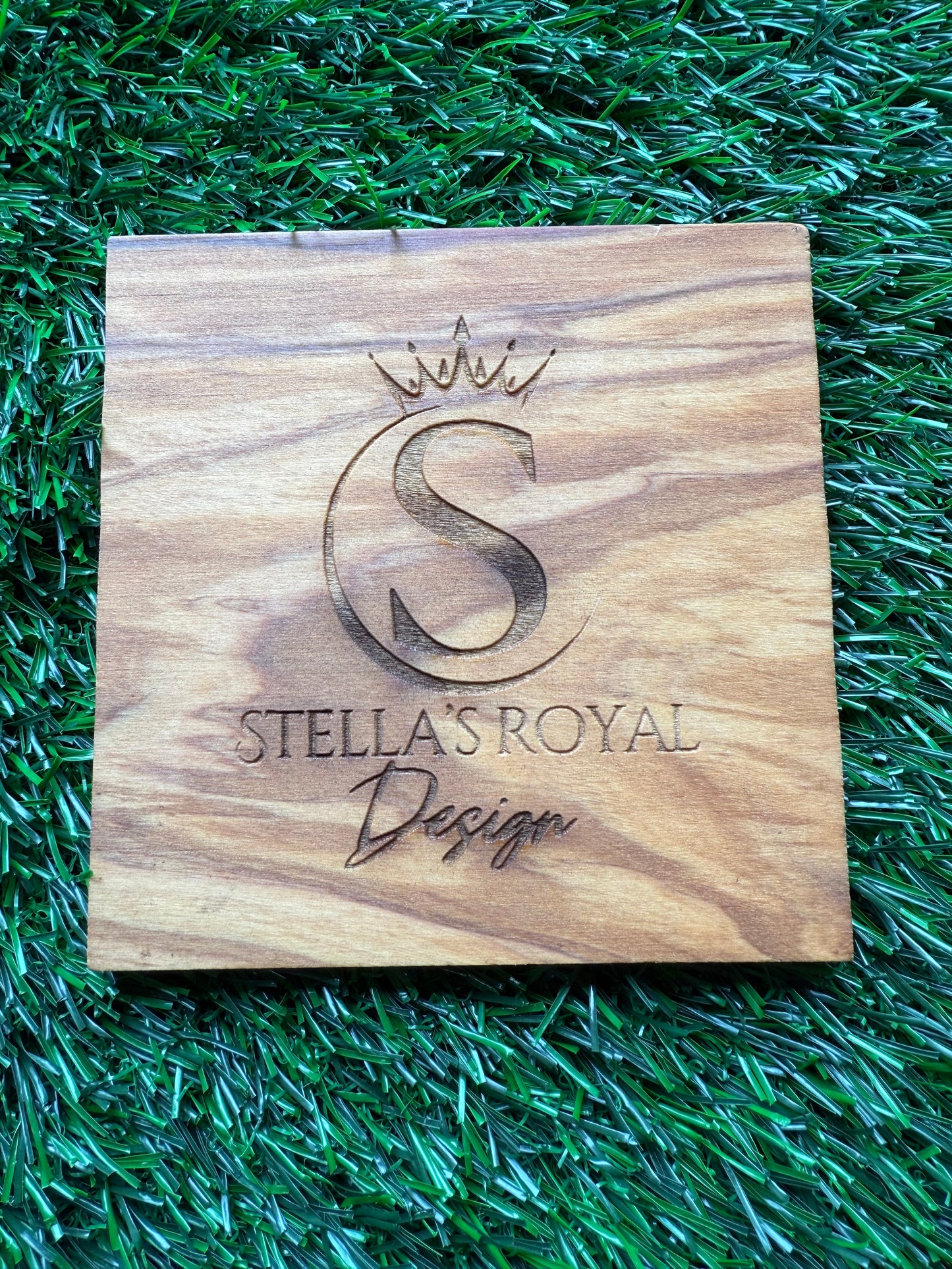 Wood Stone Coasters Personalized