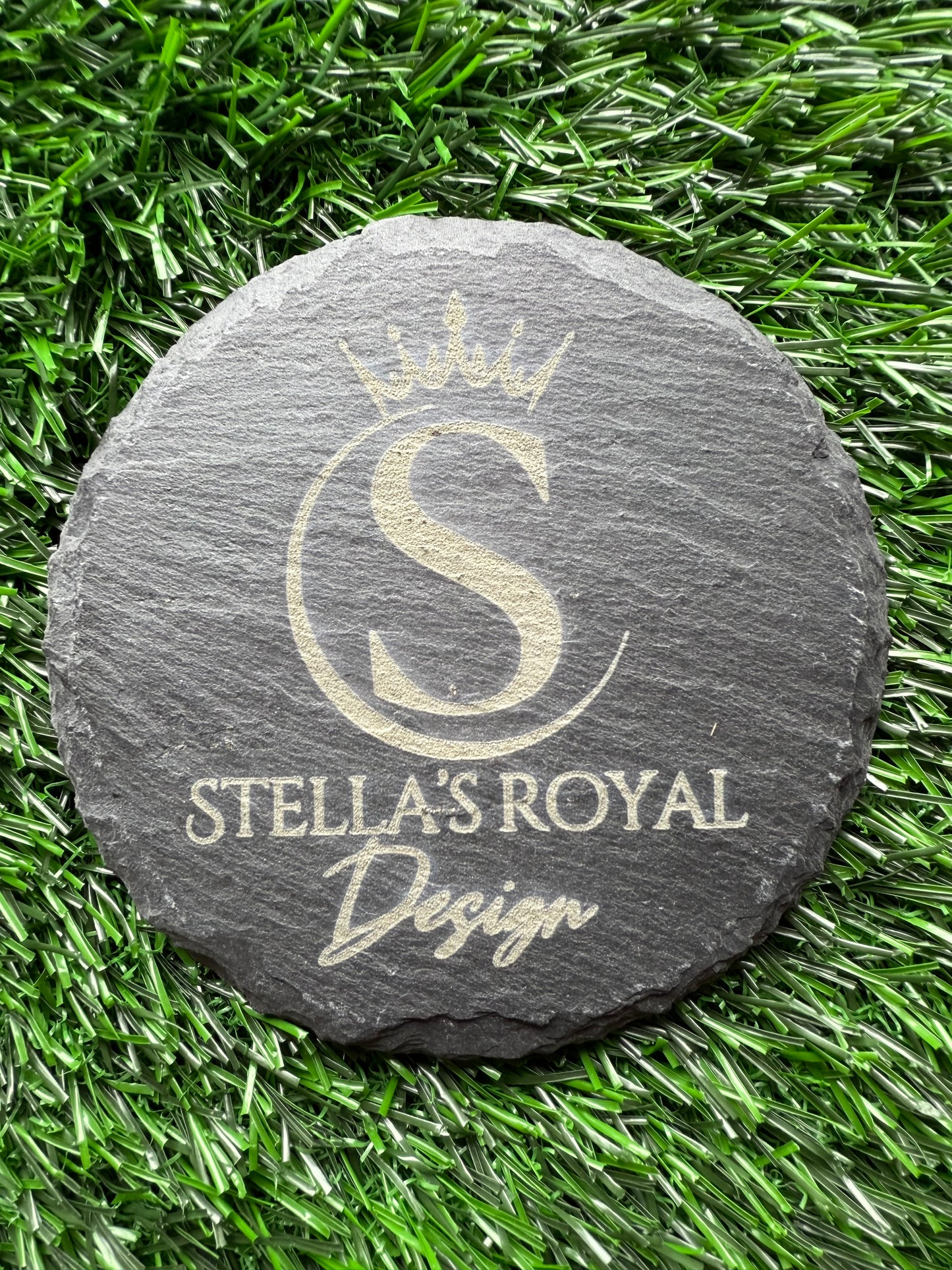 Wood Stone Coasters Personalized