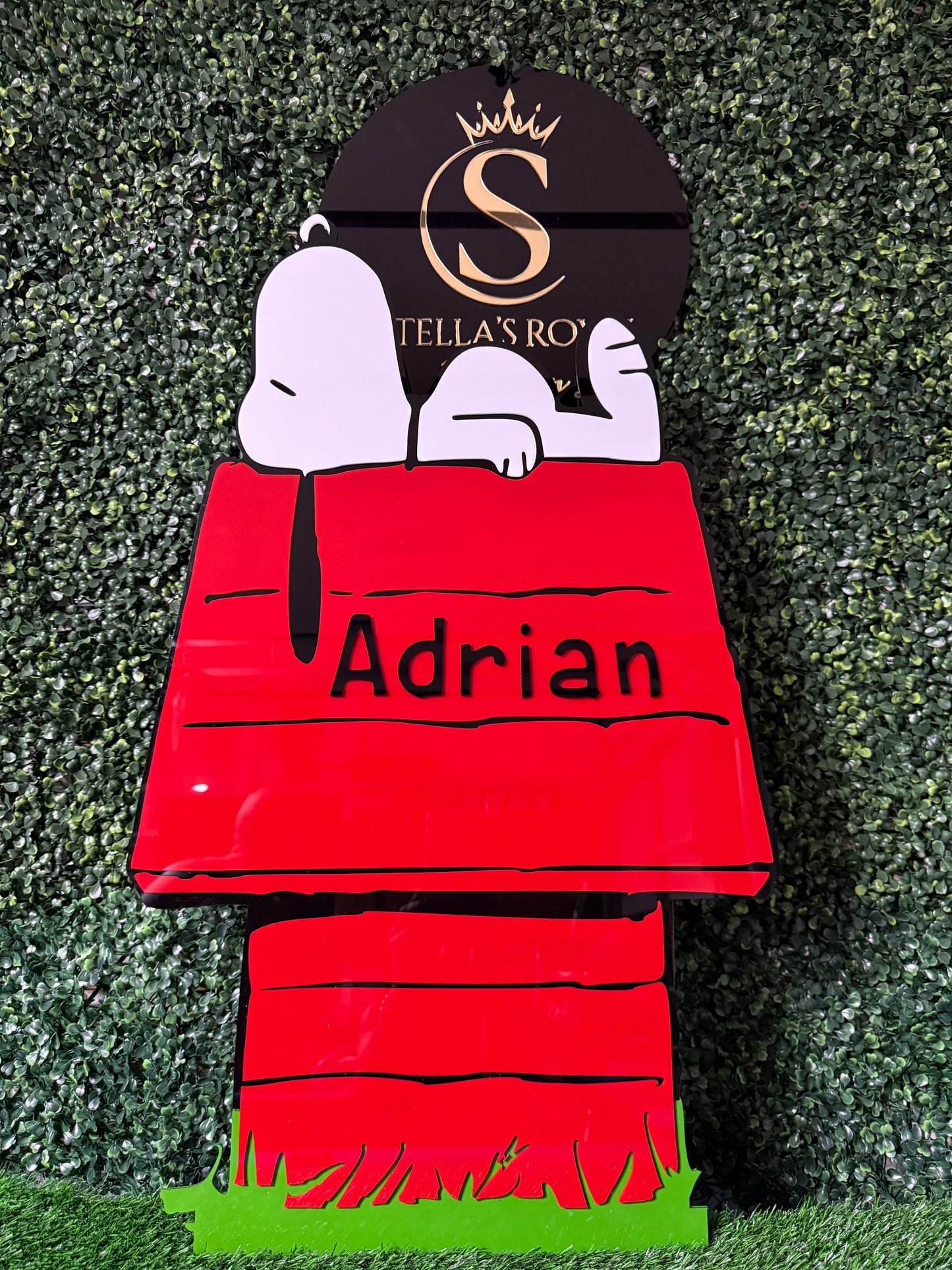 Snoopy Peanuts Birthday Sign Decoration