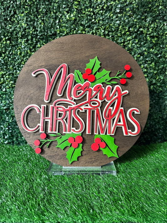 CHRISTMAS DOOR SIGNS DECORATION