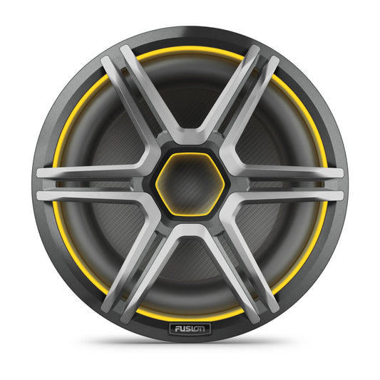 Fusion Apollo 12 inch LED marine subwoofer with Sports Gray grille