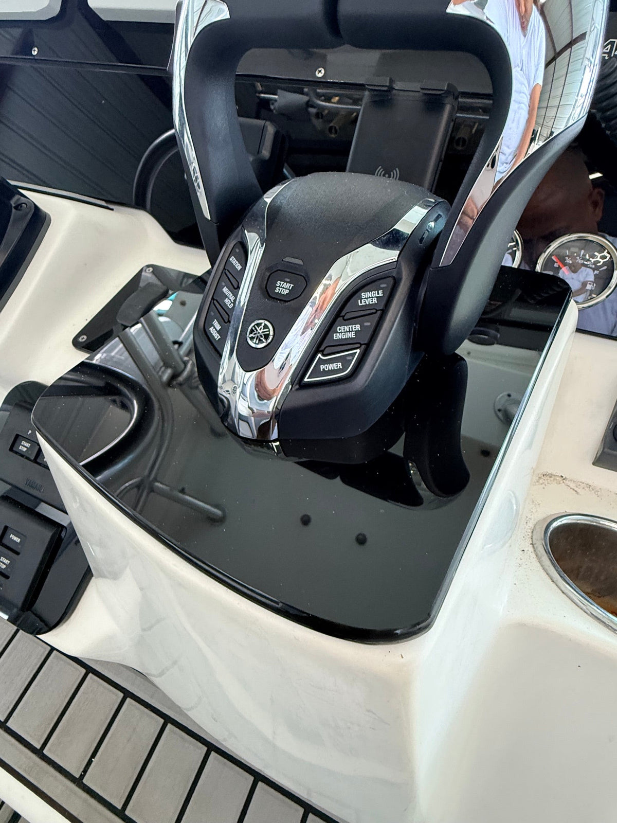 Hydra-Sports custom acrylic throttle backing panel