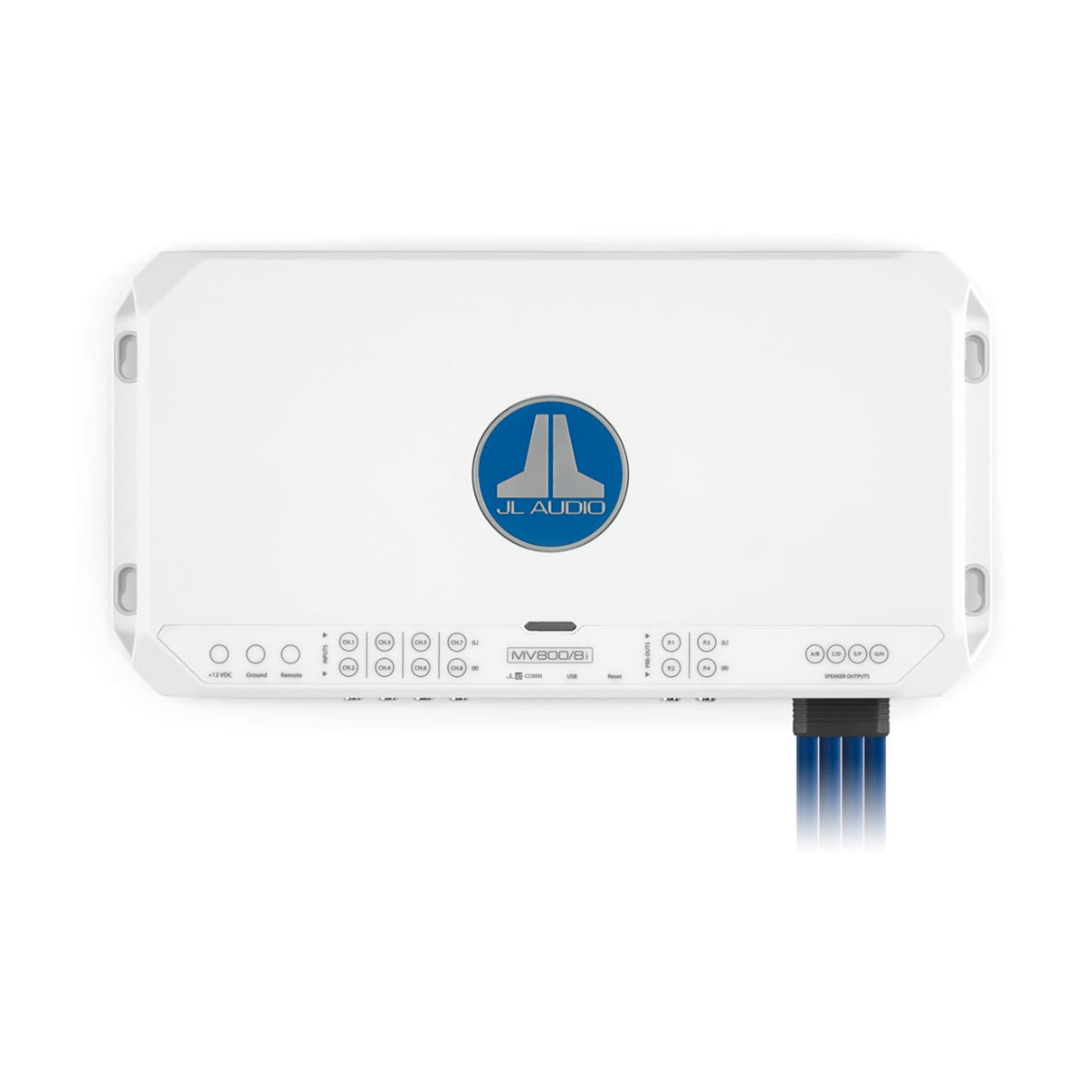 JL Audio MV800/8i 8 Channel Marine Amplifier with Integrated DSP
