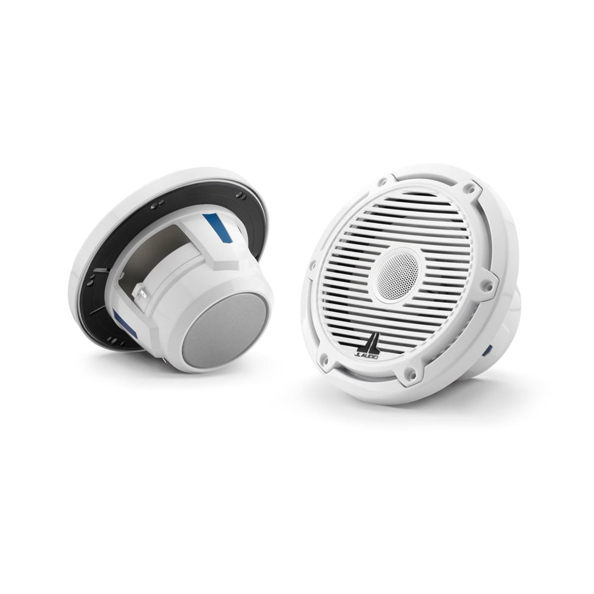 JL Audio M6 6.5 inch Marine Speakers with Gloss White Classic Grilles