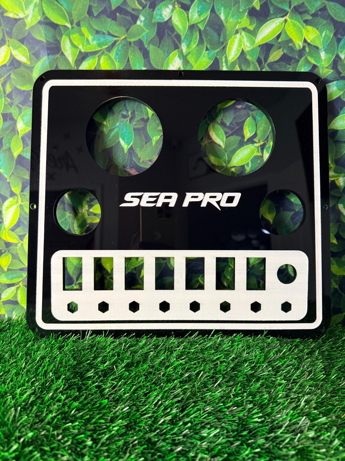 Sea Pro custom acrylic panel before installation
